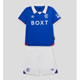 Dětské fotbalový komplet Rangers Domácí košile 2025-26 Krátkým Rukávem